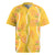 Hawaii Maile Lei Rugby Jersey With Yellow Monstera Pattern