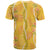 Hawaii Maile Lei T Shirt With Yellow Monstera Pattern