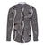 Hawaii Maile Lei Family Matching Short Sleeve Bodycon Dress and Hawaiian Shirt With Gray Monstera Pattern