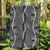 Hawaii Maile Lei Garden Flag With Gray Monstera Pattern