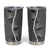 Hawaii Maile Lei Tumbler Cup With Gray Monstera Pattern