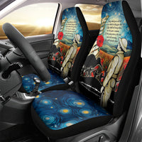 Kei Wareware Tatou New Zealand ANZAC Day Car Seat Cover Starry Night Inspo Style