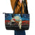 Kei Wareware Tatou New Zealand ANZAC Day Leather Tote Bag Starry Night Inspo Style