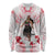 New Zealand Women's Day Long Sleeve Shirt Maori Wahine Polynesian Pattern LT05 Unisex White - Polynesian Pride