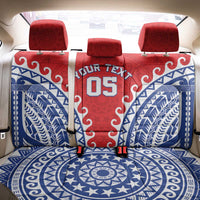 Custom Tuamotu Archipelago Back Car Seat Cover Polynesian Tribal Tattoo
