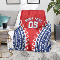 Custom Tuamotu Archipelago Blanket Polynesian Tribal Tattoo