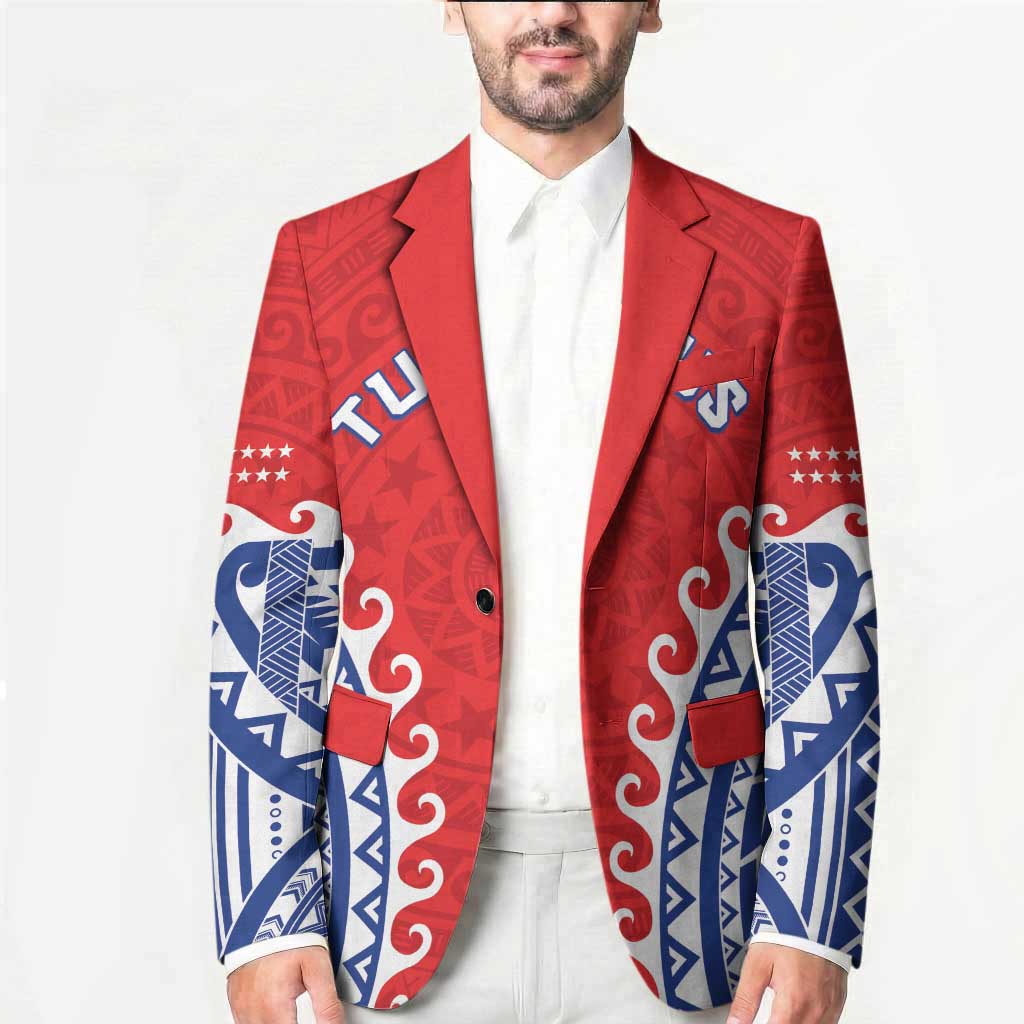 Custom Tuamotu Archipelago Blazer Polynesian Tribal Tattoo