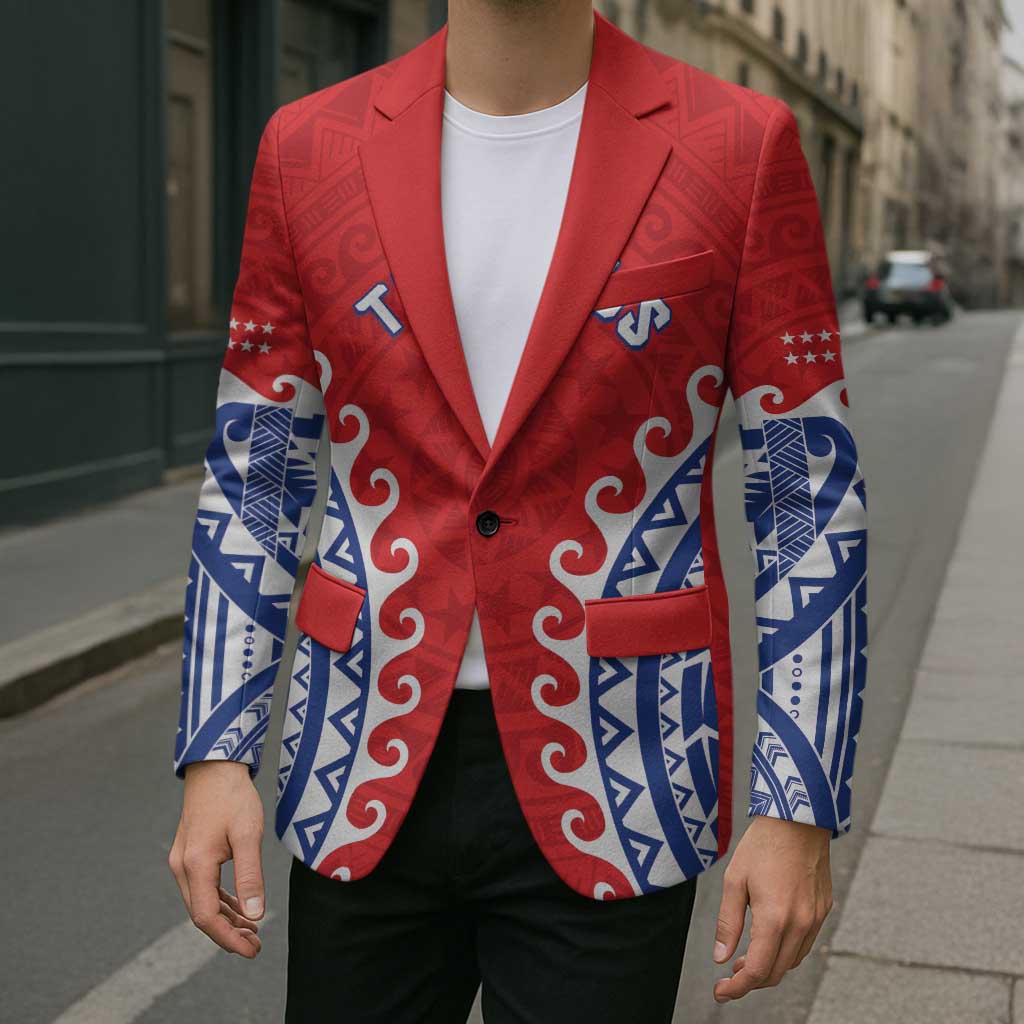 Custom Tuamotu Archipelago Blazer Polynesian Tribal Tattoo