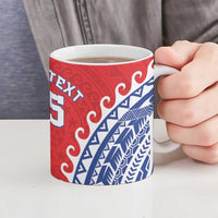 Custom Tuamotu Archipelago Ceramic Mug Polynesian Tribal Tattoo