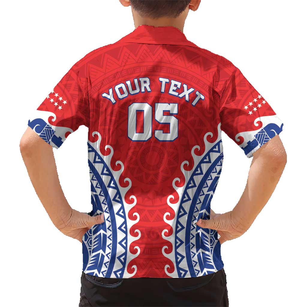 Custom Tuamotu Archipelago Family Matching Long Sleeve Bodycon Dress and Hawaiian Shirt Polynesian Tribal Tattoo LT05 - Polynesian Pride