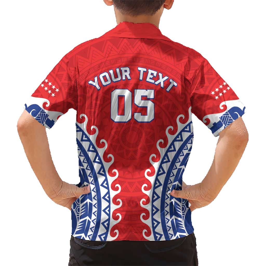 Custom Tuamotu Archipelago Hawaiian Shirt Polynesian Tribal Tattoo