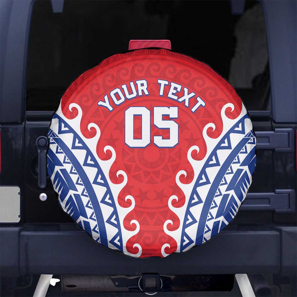 Custom Tuamotu Archipelago Spare Tire Cover Polynesian Tribal Tattoo