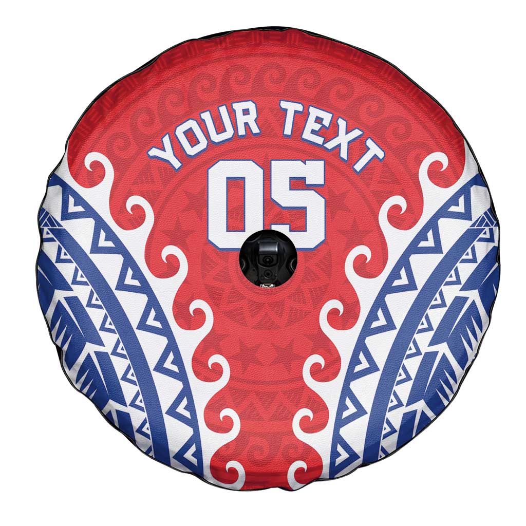 Custom Tuamotu Archipelago Spare Tire Cover Polynesian Tribal Tattoo