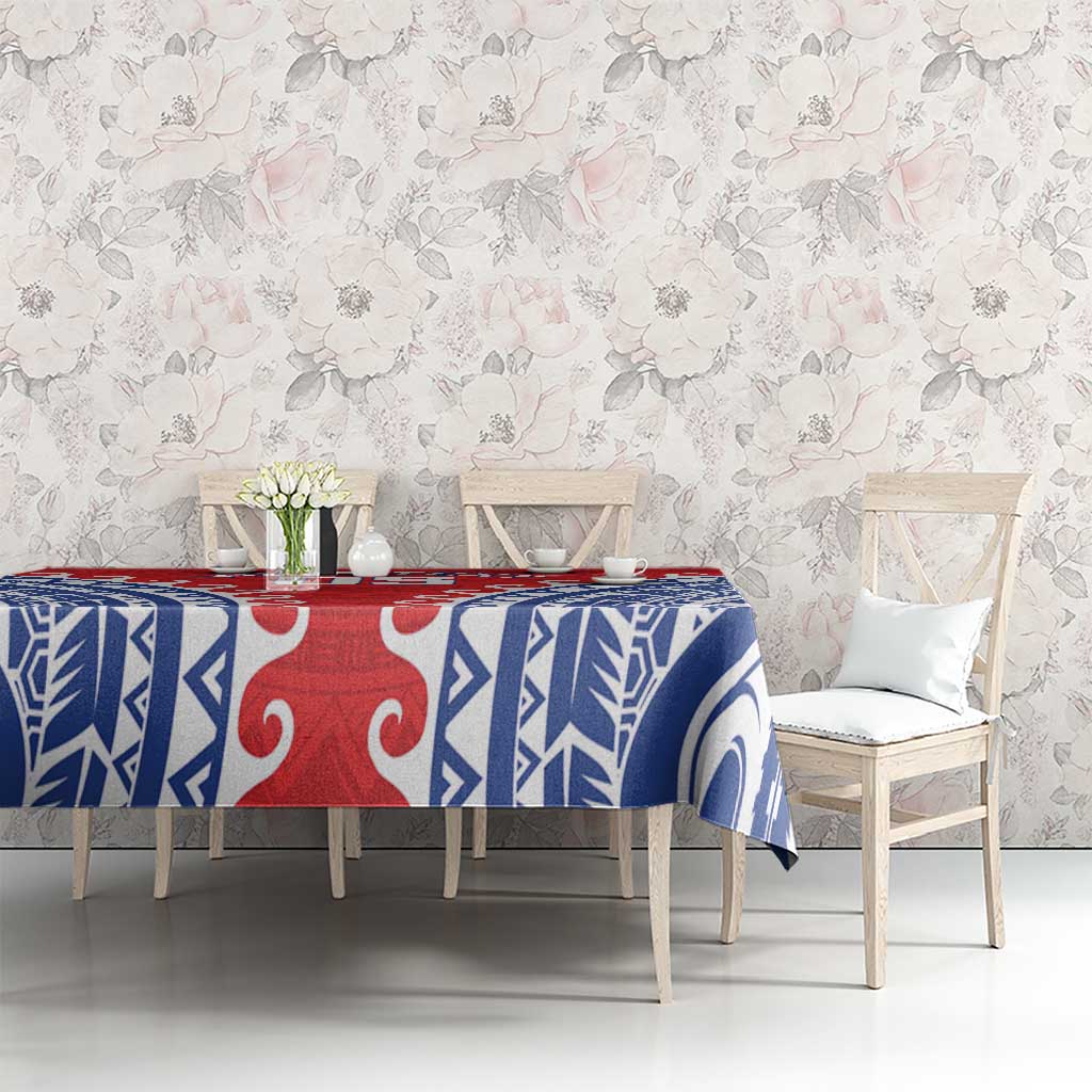 Custom Tuamotu Archipelago Tablecloth Polynesian Tribal Tattoo