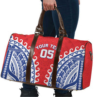 Custom Tuamotu Archipelago Travel Bag Polynesian Tribal Tattoo