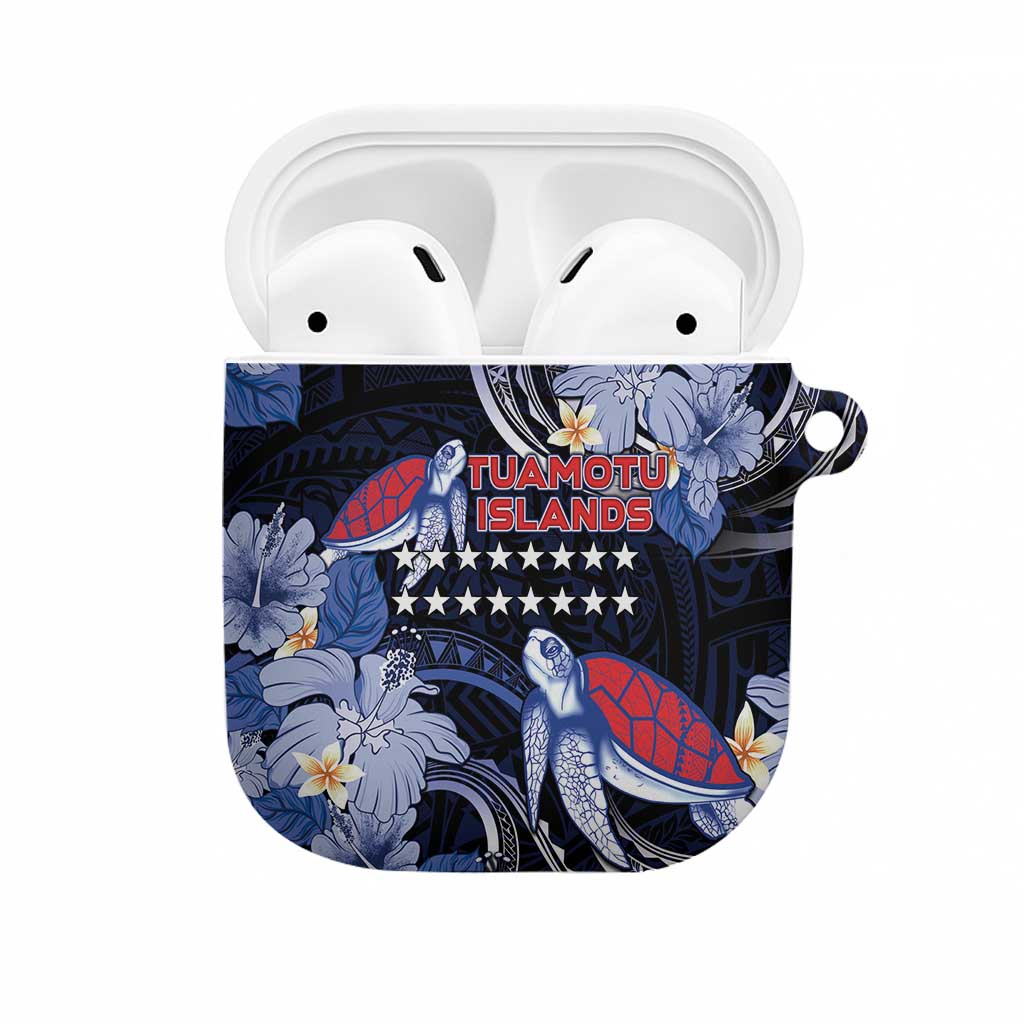 Tuamotu Islands AirPods Case Polynesian Pattern With Turtle