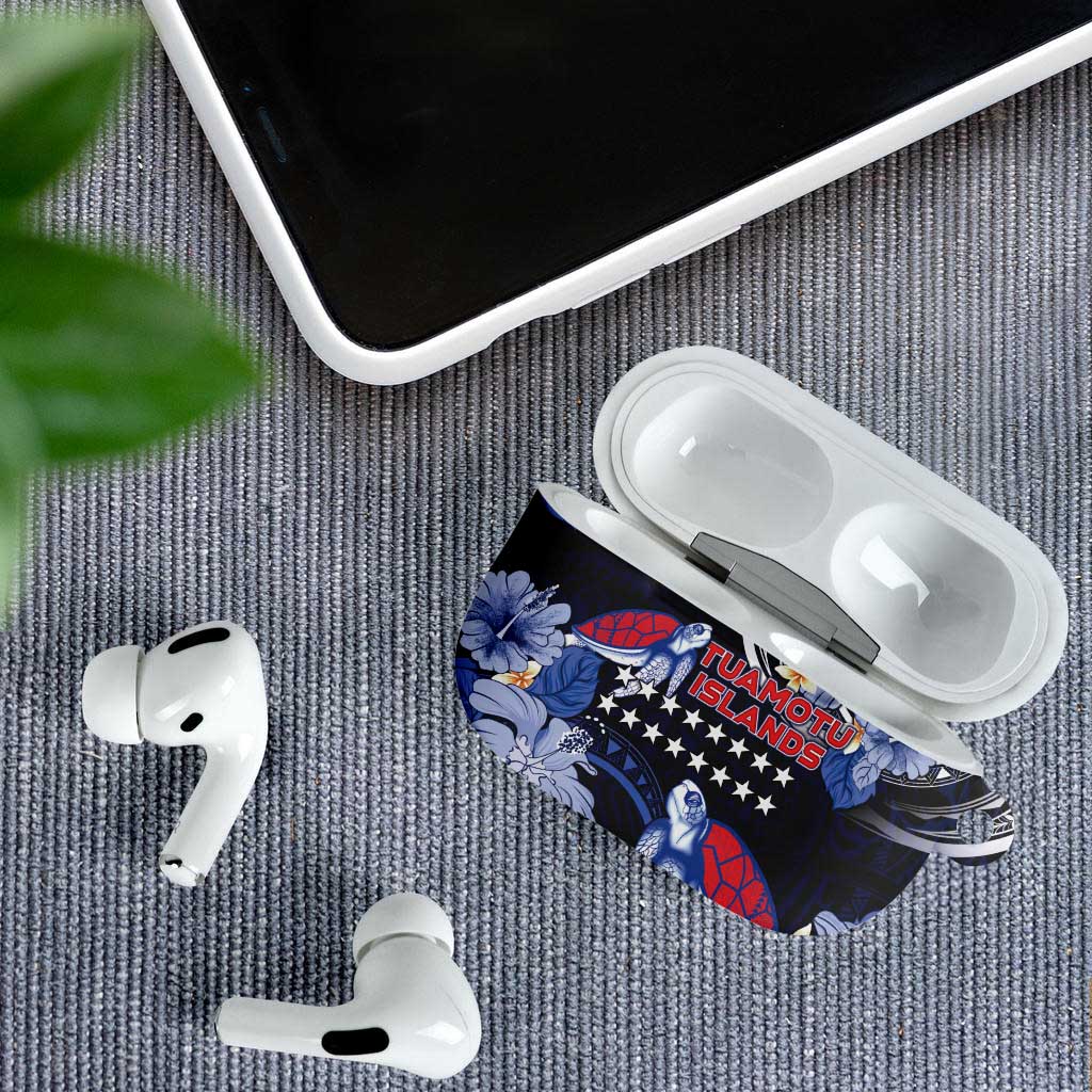 Tuamotu Islands AirPods Case Polynesian Pattern With Turtle