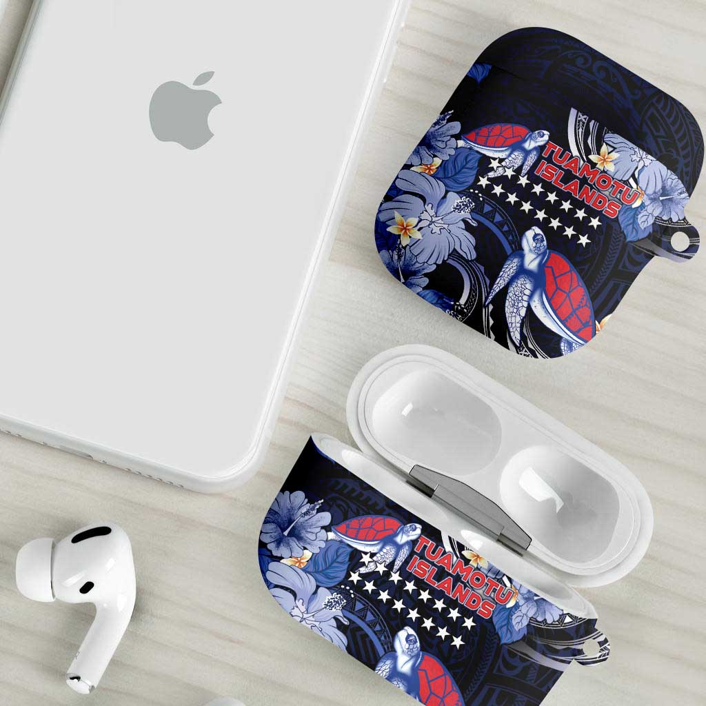 Tuamotu Islands AirPods Case Polynesian Pattern With Turtle