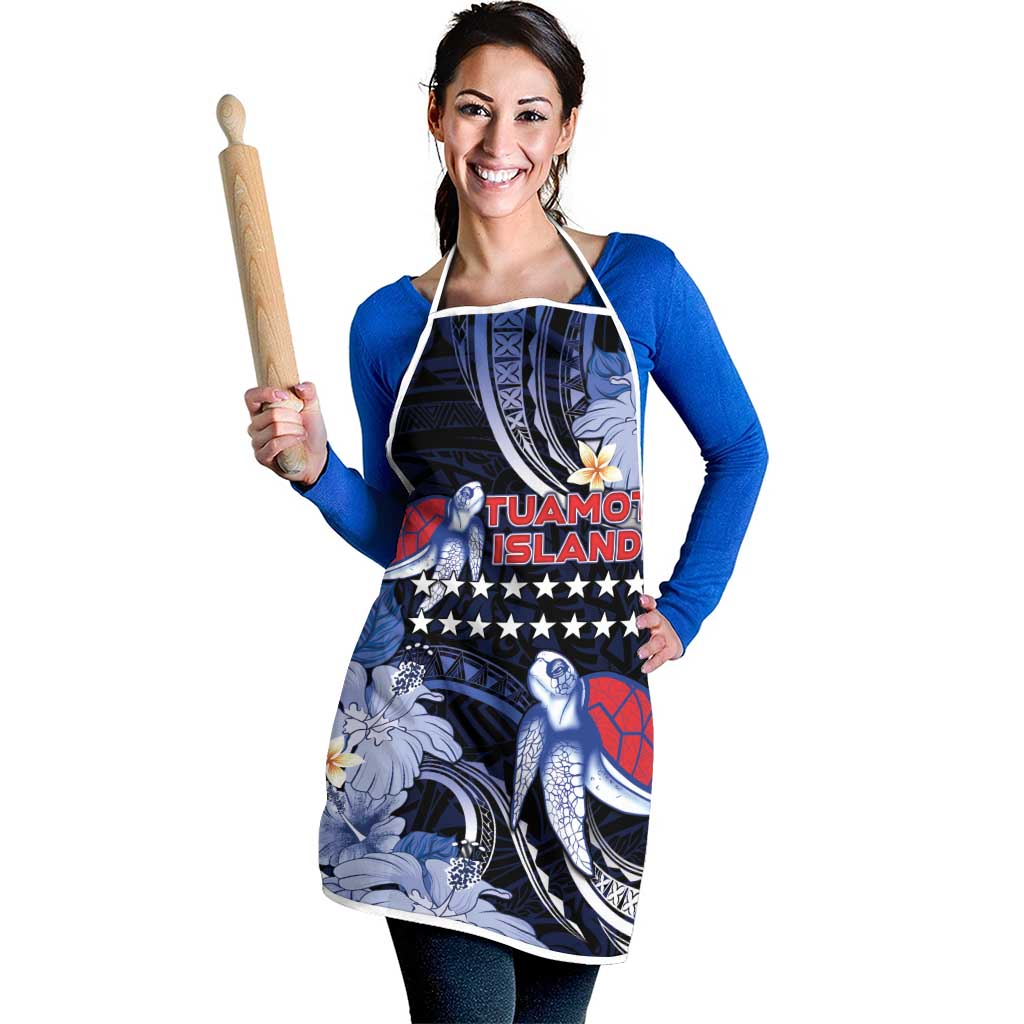 Tuamotu Islands Apron Polynesian Pattern With Turtle