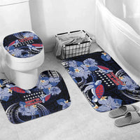 Tuamotu Islands Bathroom Set Polynesian Pattern With Turtle