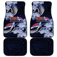 Tuamotu Islands Car Mats Polynesian Pattern With Turtle