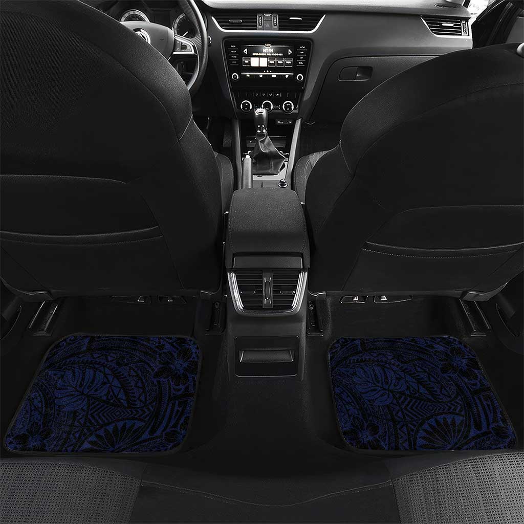 Tuamotu Islands Car Mats Polynesian Pattern With Turtle