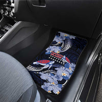 Tuamotu Islands Car Mats Polynesian Pattern With Turtle