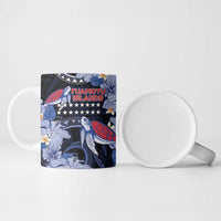 Tuamotu Islands Ceramic Mug Polynesian Pattern With Turtle