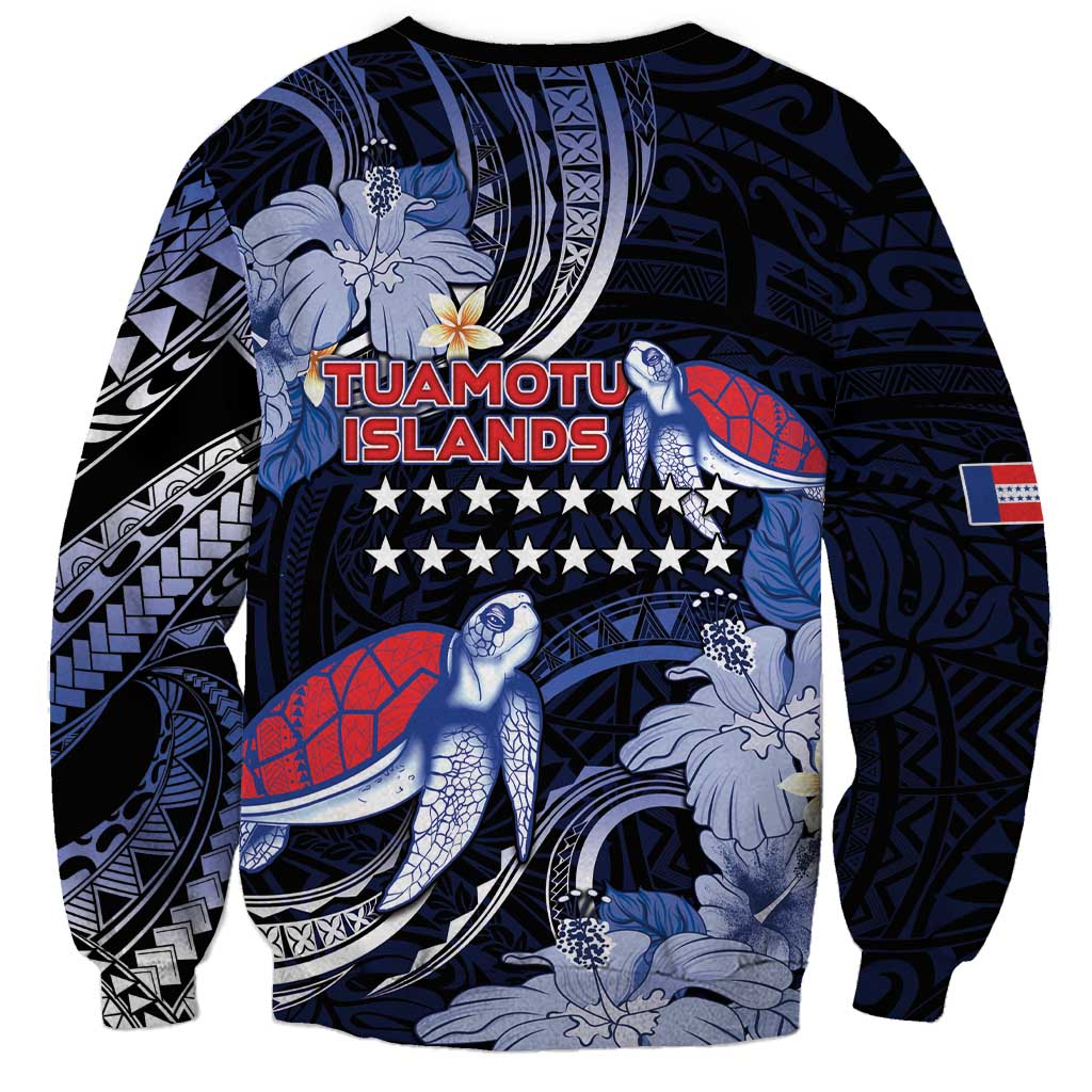 Tuamotu Islands Sweatshirt Polynesian Pattern With Turtle