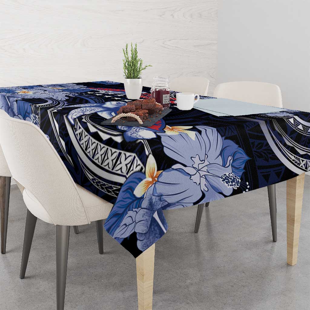 Tuamotu Islands Tablecloth Polynesian Pattern With Turtle