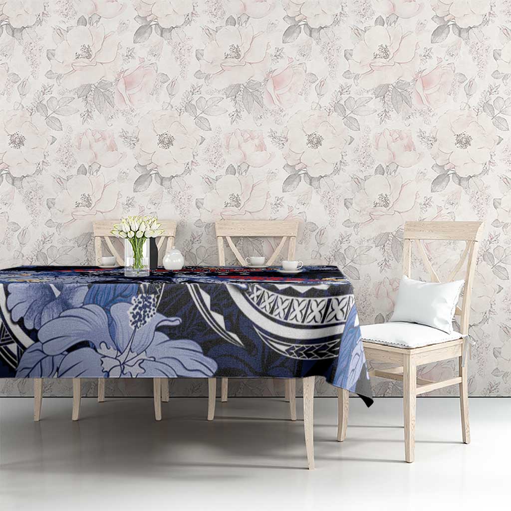 Tuamotu Islands Tablecloth Polynesian Pattern With Turtle