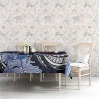 Tuamotu Islands Tablecloth Polynesian Pattern With Turtle