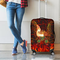 Samoa Siva Afi Festival Luggage Cover Fire Knife Dancing