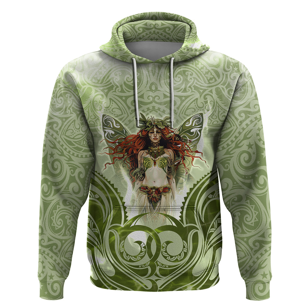 New Zealand Maori Fairy Patupaiarehe Hoodie Polynesian Style LT05 Pullover Hoodie Red - Polynesian Pride