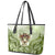 New Zealand Maori Fairy Patupaiarehe Leather Tote Bag Polynesian Style