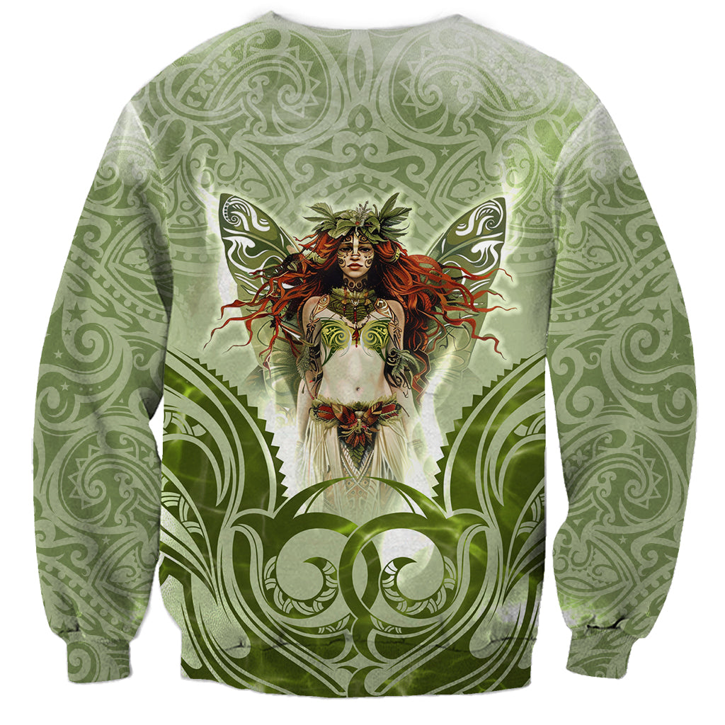 New Zealand Maori Fairy Patupaiarehe Sweatshirt Polynesian Style LT05 - Polynesian Pride