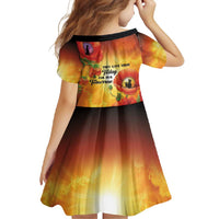 ANZAC Day Red Poppy Family Matching Long Sleeve Bodycon Dress and Hawaiian Shirt Honoring The ANZAC Spirit LT05 - Polynesian Pride