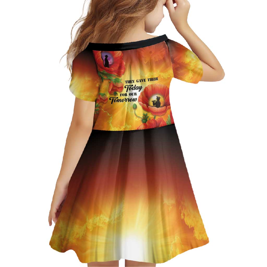 ANZAC Day Red Poppy Family Matching Mermaid Dress and Hawaiian Shirt Honoring The ANZAC Spirit LT05 - Polynesian Pride