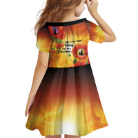 ANZAC Day Red Poppy Family Matching Off Shoulder Short Dress and Hawaiian Shirt Honoring The ANZAC Spirit LT05 - Polynesian Pride