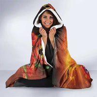 ANZAC Day Red Poppy Hooded Blanket Honoring The ANZAC Spirit