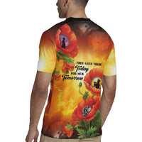 ANZAC Day Red Poppy Rugby Jersey Honoring The ANZAC Spirit