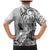 Aotearoa Maori Wahine Family Matching Mermaid Dress and Hawaiian Shirt Fantail Bird Black Gold Marble