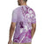 Aotearoa Maori Wahine Rugby Jersey Fantail Bird Purple Gold Marble