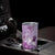Aotearoa Maori Wahine Tumbler Cup Fantail Bird Purple Gold Marble