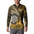 Personalised New Zealand Darts Button Sweatshirt Maori Koru Dartboard Gold Flame
