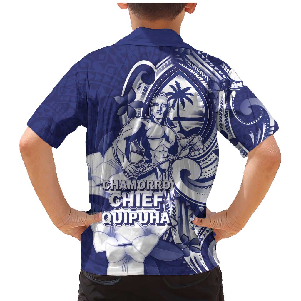 Guam Chief Quipuha Family Matching Mermaid Dress and Hawaiian Shirt Polynesian Pattern With Guasali Flowers LT05 - Polynesian Pride
