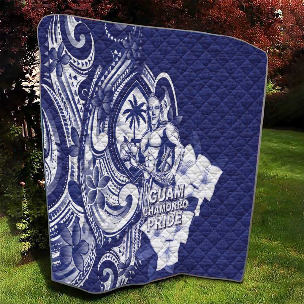 Guam Chief Quipuha Quilt Polynesian Pattern With Guasali Flowers