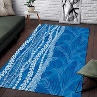 Hawaii Prince Kuhio Area Rug Blue Hawaiian Lau Maia With Leis