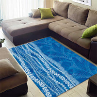 Hawaii Prince Kuhio Area Rug Blue Hawaiian Lau Maia With Leis