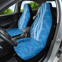 Hawaii Prince Kuhio Car Seat Cover Blue Hawaiian Lau Maia With Leis